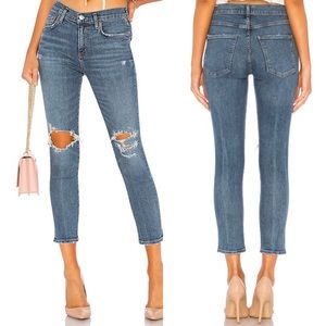 NWT AGOLDE Sophie High Rise Spite Skinny Crop